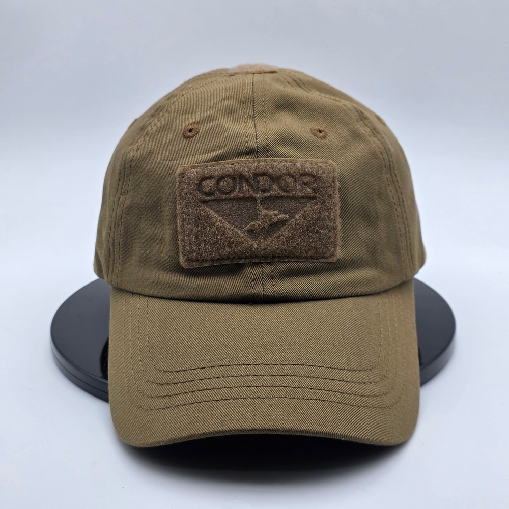 Condor Tactical Operator Cap Coyote Brown Hook Loop Morale Patch Adjustable Hat